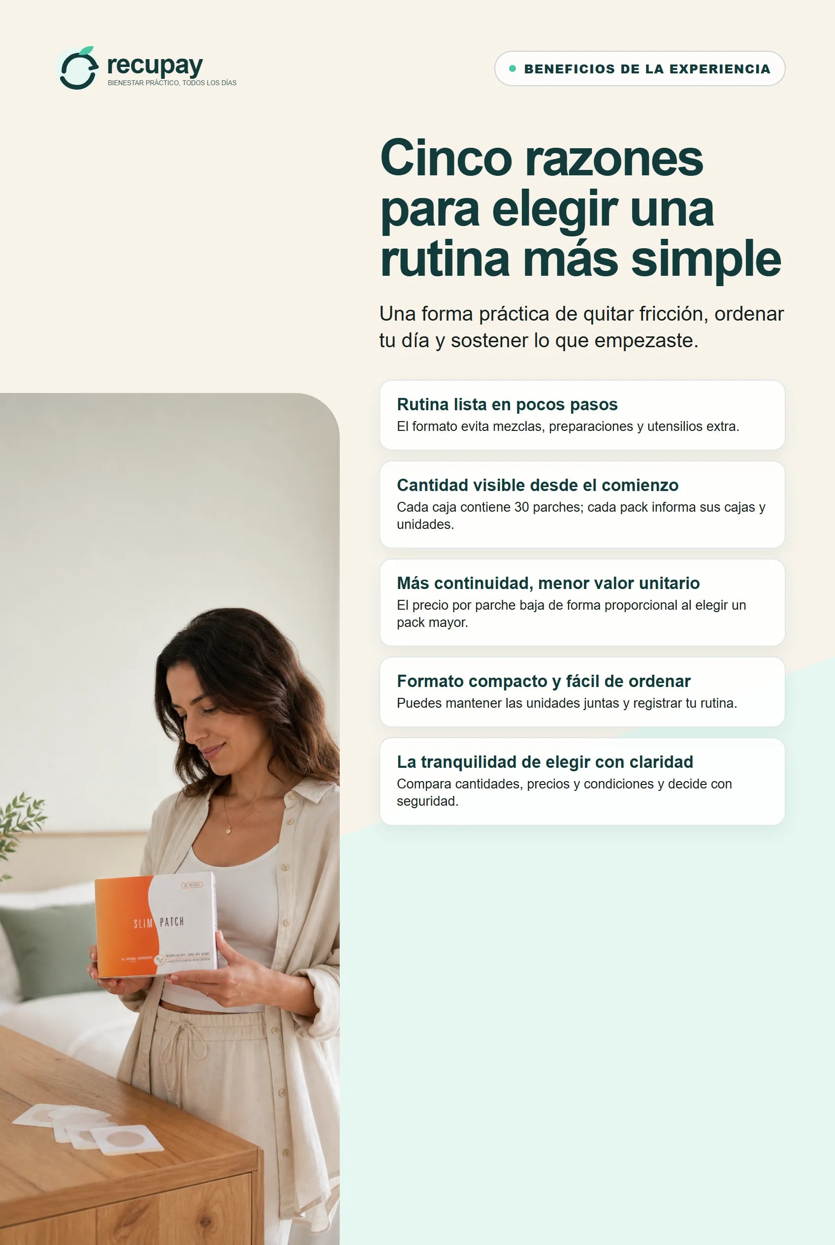 Cinco beneficios prácticos de la experiencia Slim Patch